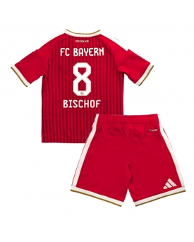 Billige Fotballdrakt Bayern Munich Tom Bischof #8 Replika Hjemmedraktsett Barn 2026-27 Kortermet (med bukser)